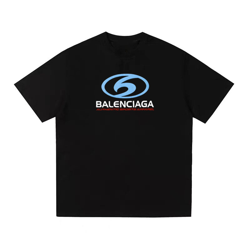 BALENCIAGA Kaos Logo Seri Huruf, Unisex '"COD '"  BA-9