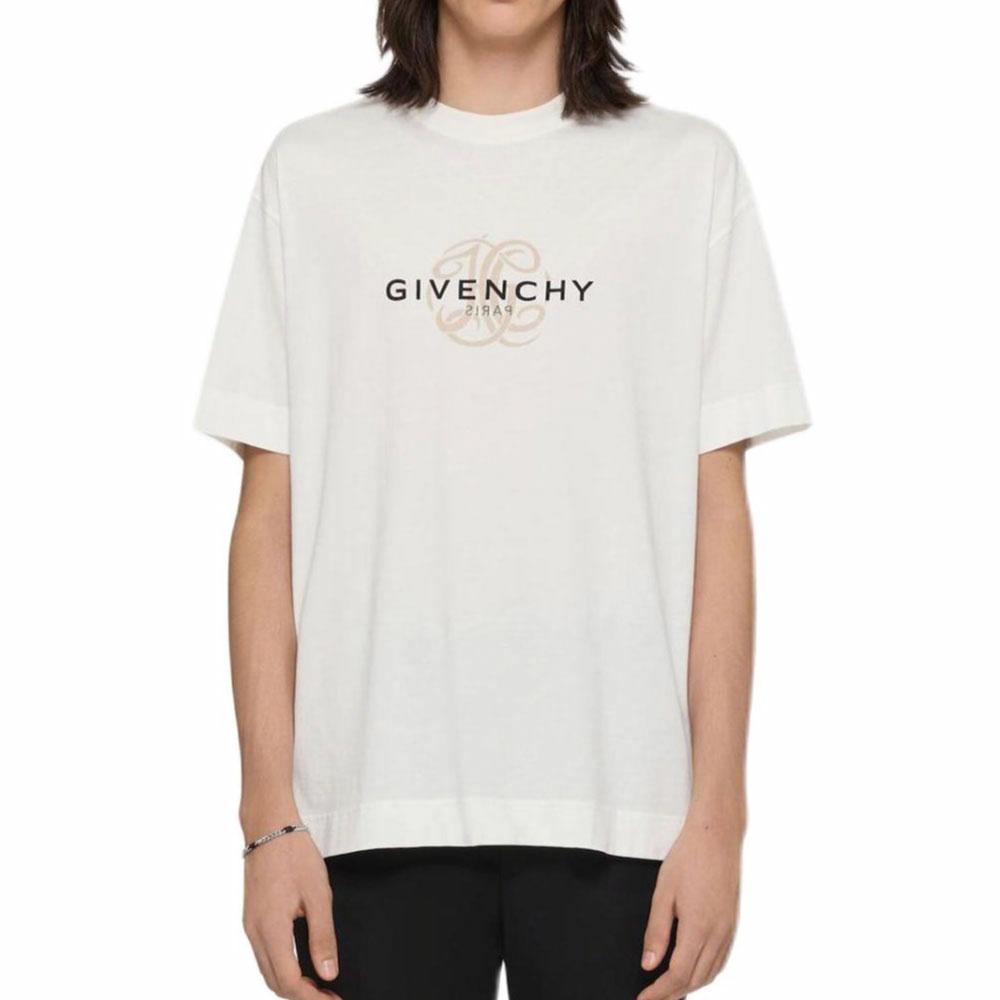 Kaos Givenchy Bermotif, Unisex -J-41