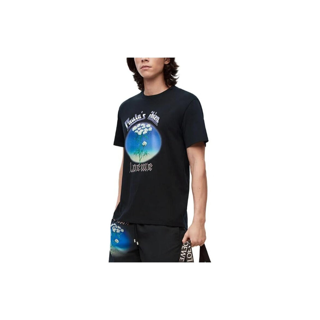 Kaos Pendek LOEWE dengan Motif Gambar/Cetak, Cocok untuk Pria dan Wanita -LE-12