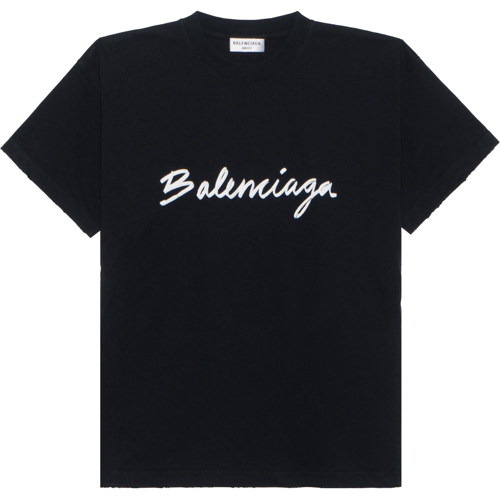 Kaos Pendek Balenciaga dengan Motif Gambar/Cetak, Cocok untuk Pria dan Wanita -BL-35