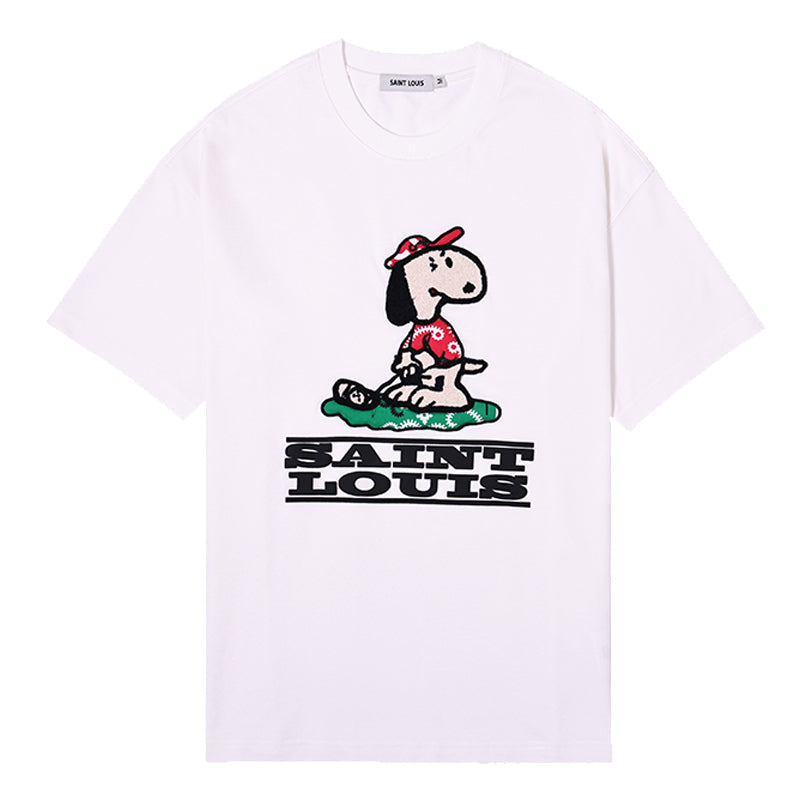 LV Kaos Logo Seri Huruf, Unisex, COD '-L-29
