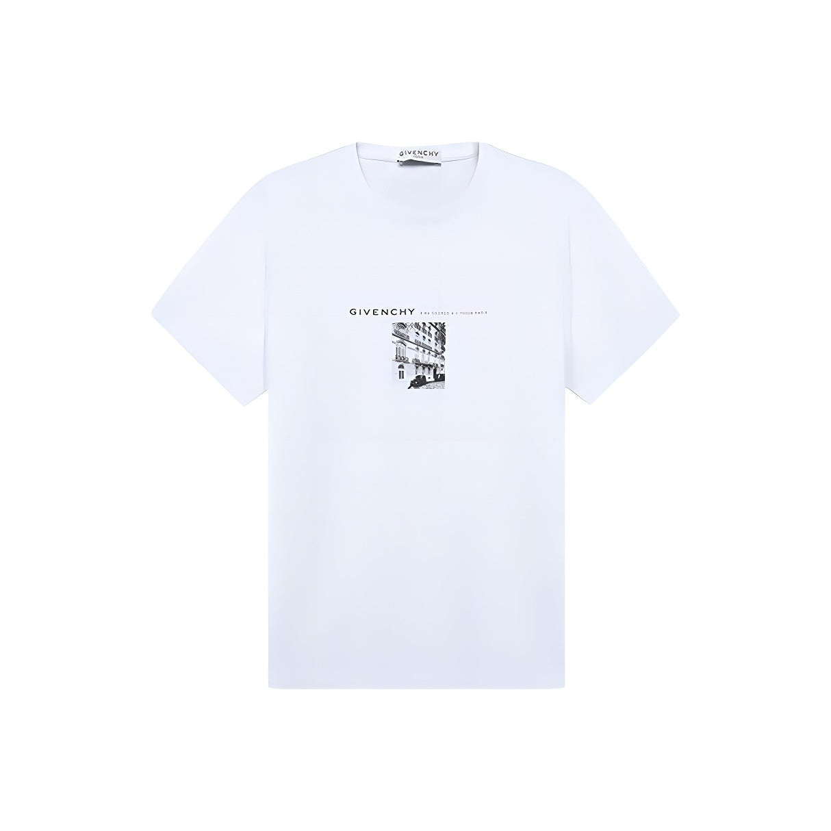 Kaos Givenchy Bermotif, Unisex -J-44