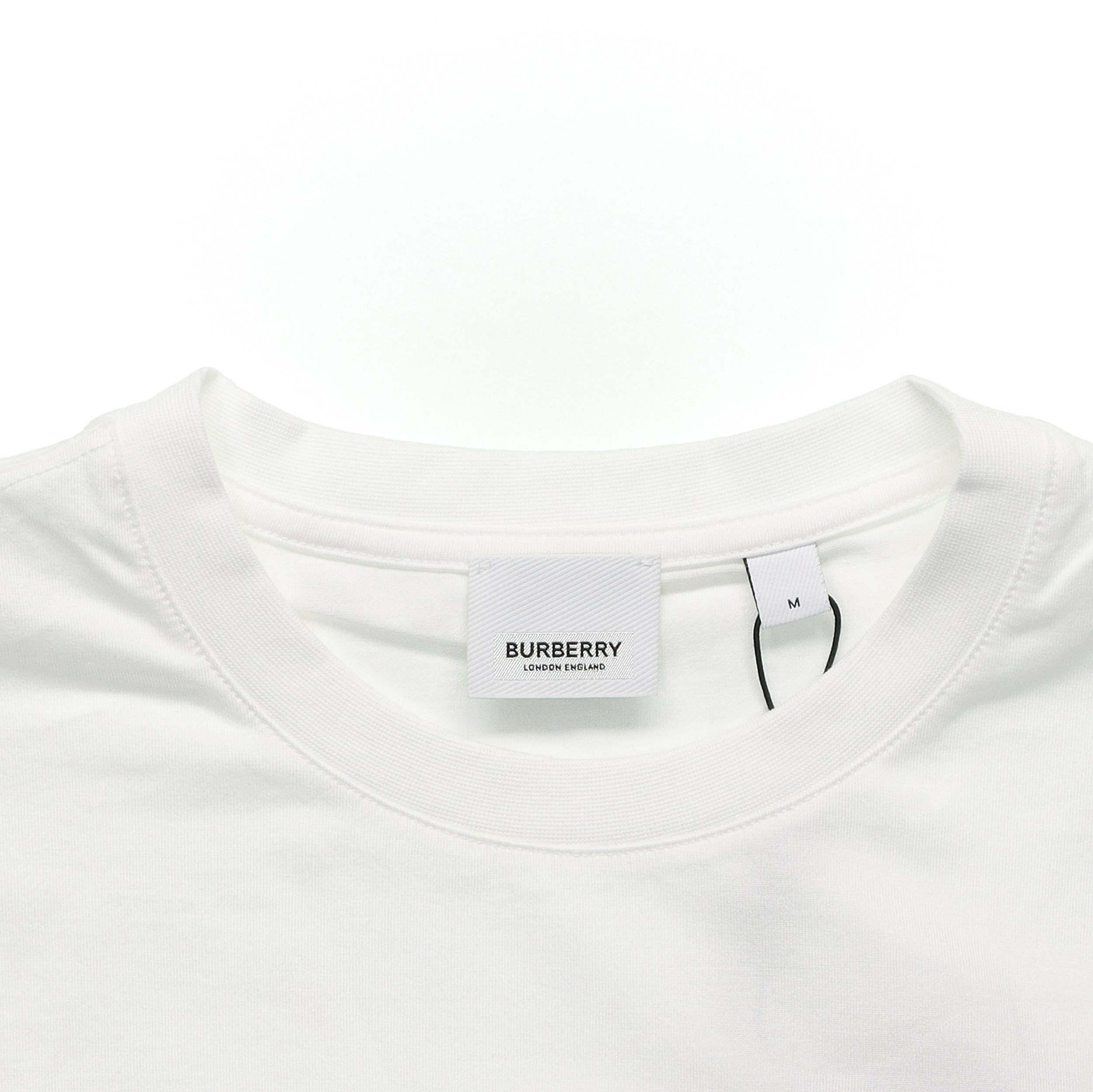 Burberry Kaos Logo Seri Huruf, Unisex, COD '"B-53