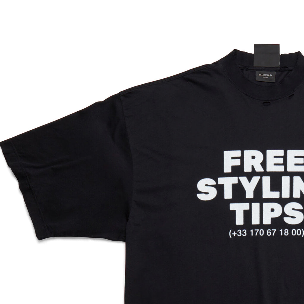 Kaos Pendek Balenciaga dengan Motif Gambar/Cetak, Cocok untuk Pria dan Wanita -BL-45