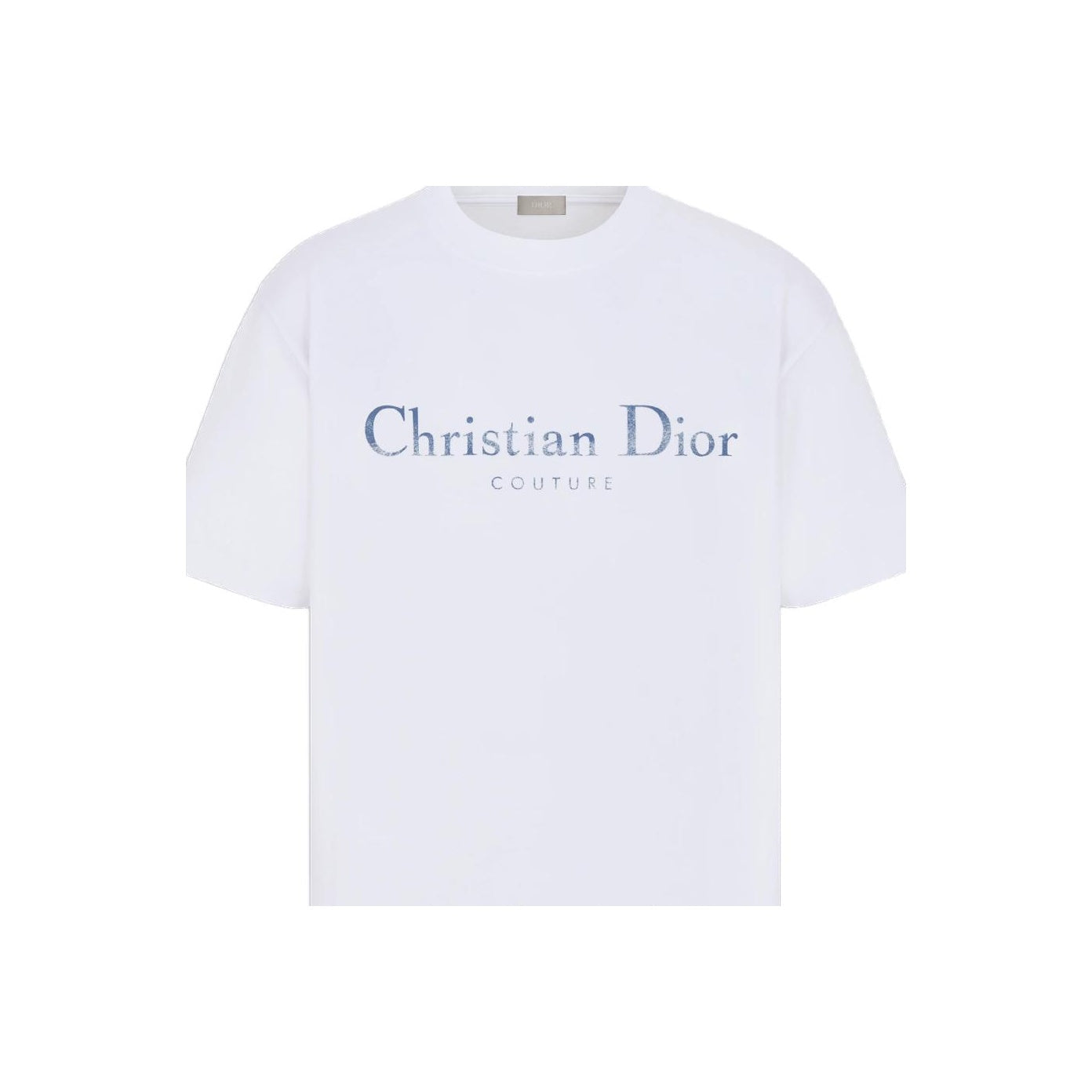 Kaos Pendek DIOR dengan Motif Gambar/Cetak, Cocok untuk Pria dan Wanita  -D-14