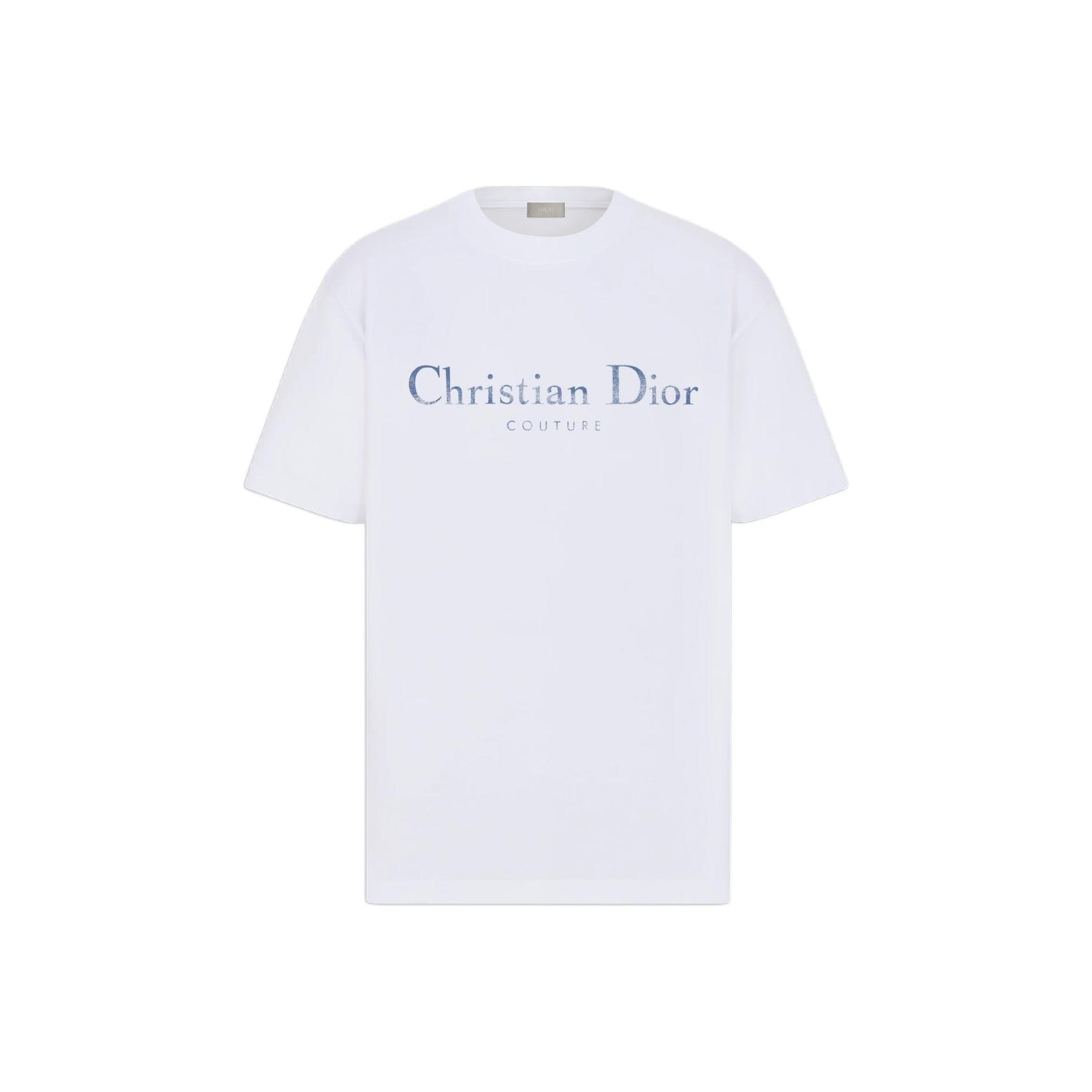 Kaos Pendek DIOR dengan Motif Gambar/Cetak, Cocok untuk Pria dan Wanita  -D-14