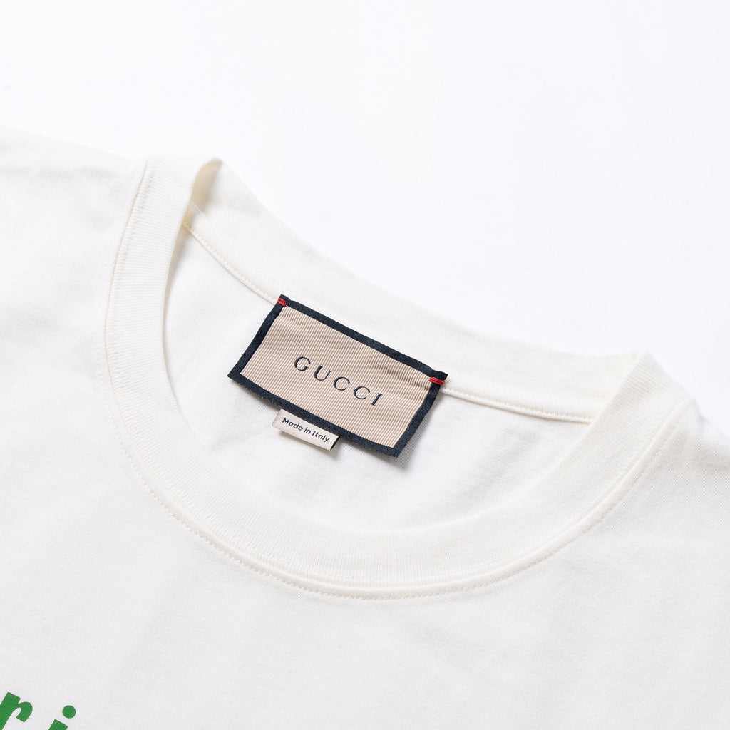 GUCCI Kaos Logo Seri Huruf, Unisex, COD '"    '"  G-19