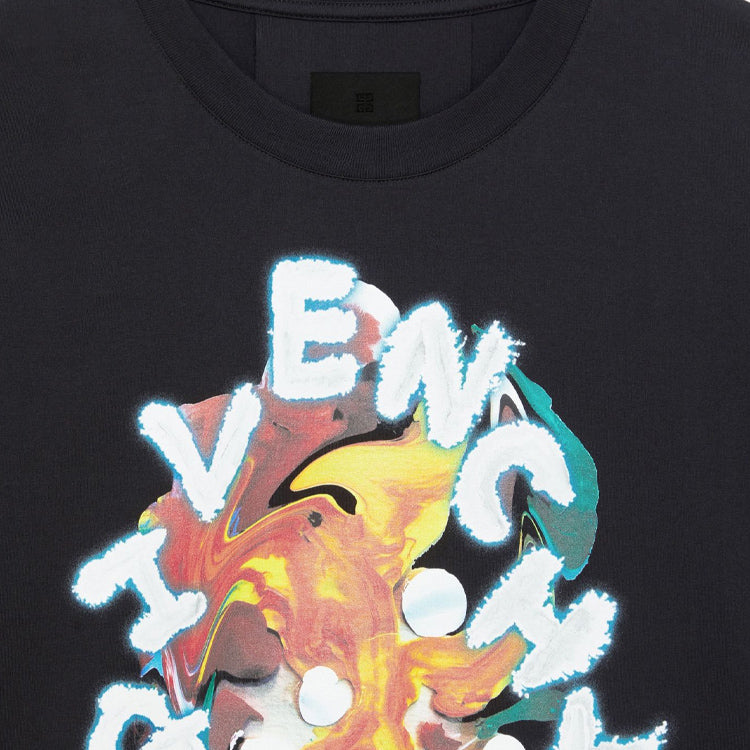 Kaos Givenchy Bermotif, Unisex -J-49