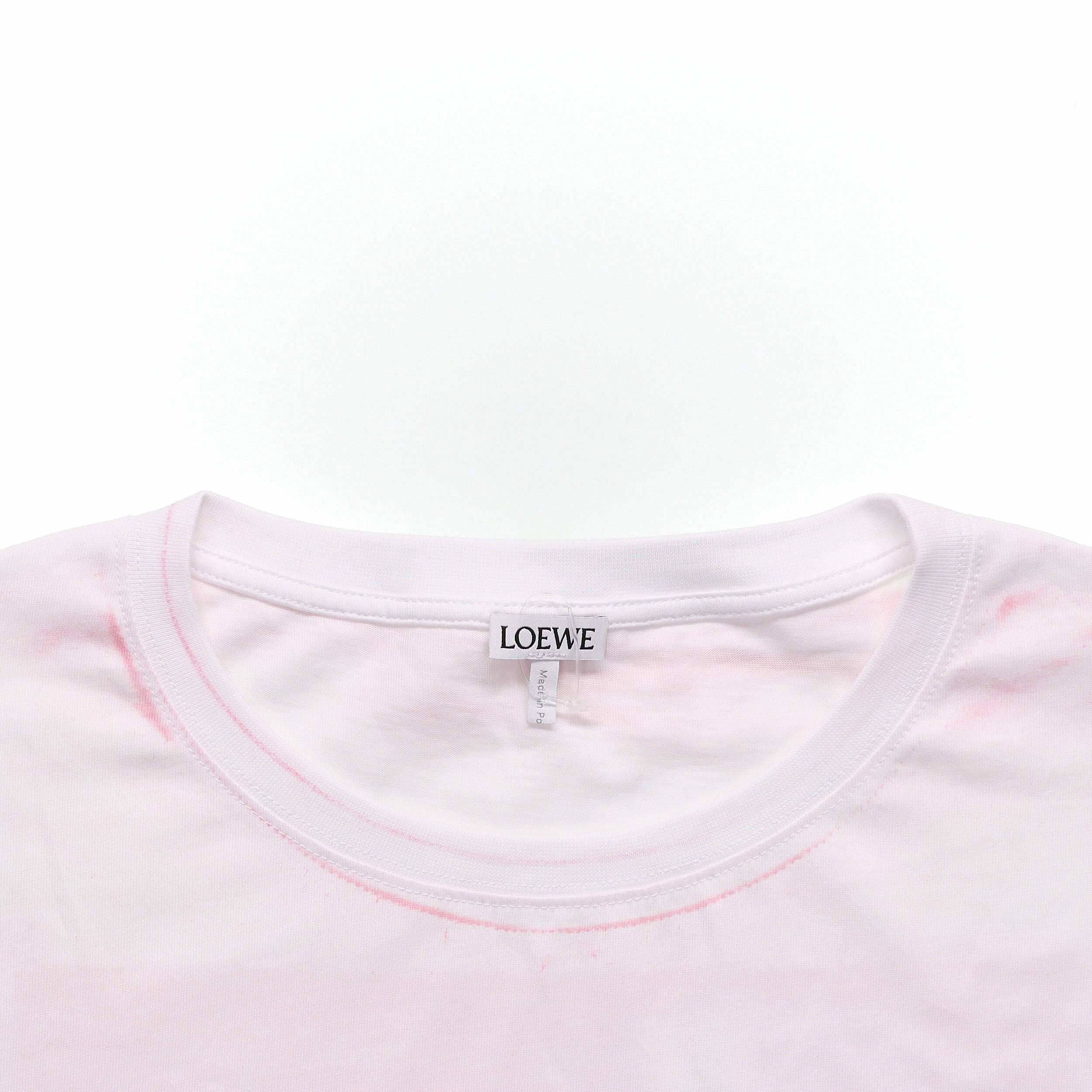 Kaos Pendek LOEWE dengan Motif Gambar/Cetak, Cocok untuk Pria dan Wanita -LE-06