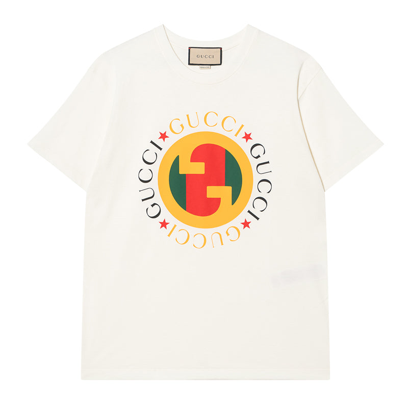 GUCCI Kaos Logo Seri Huruf, Unisex, COD '"    '"  G-46