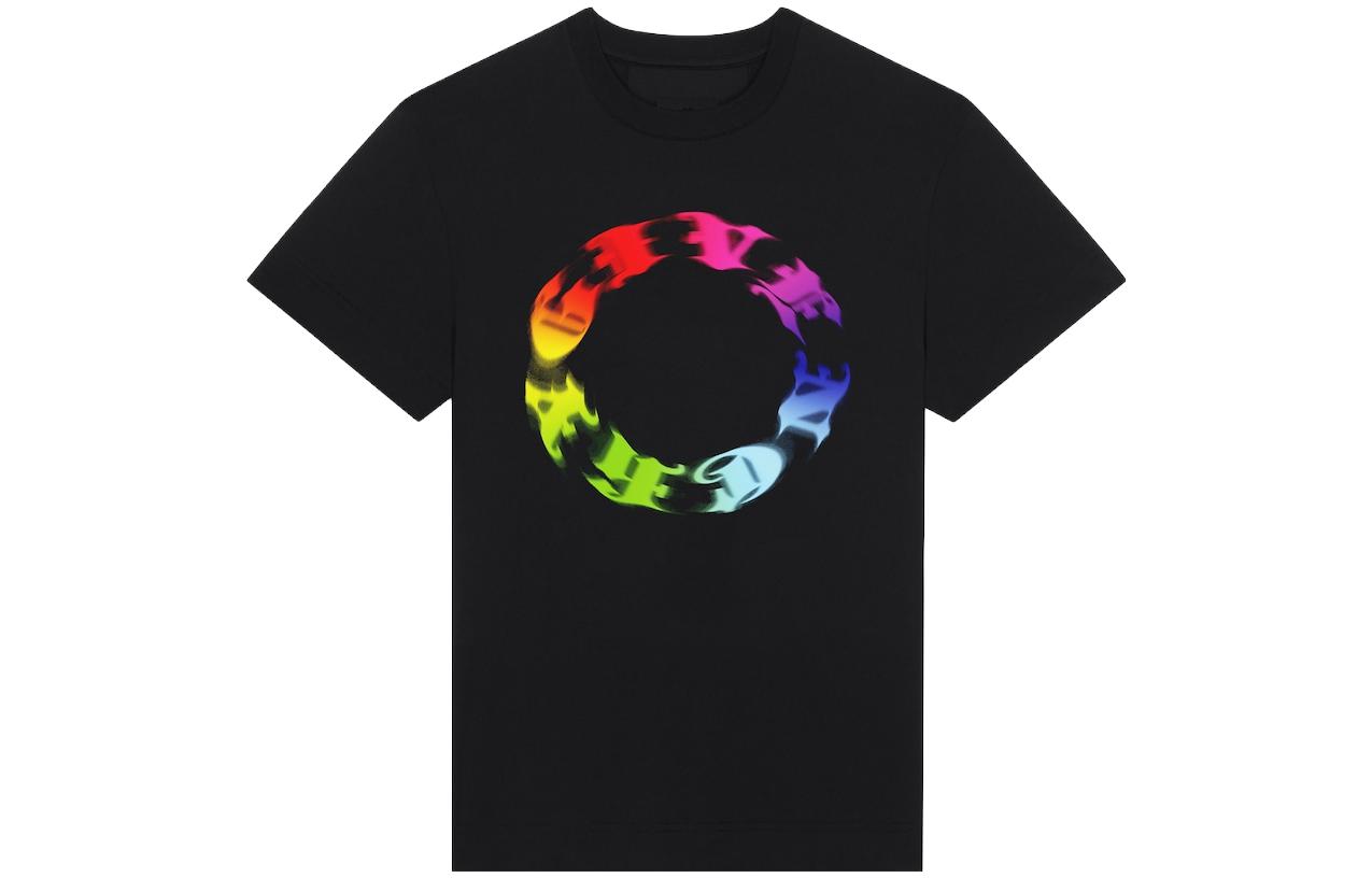 Kaos Givenchy Bermotif, Unisex -J-29
