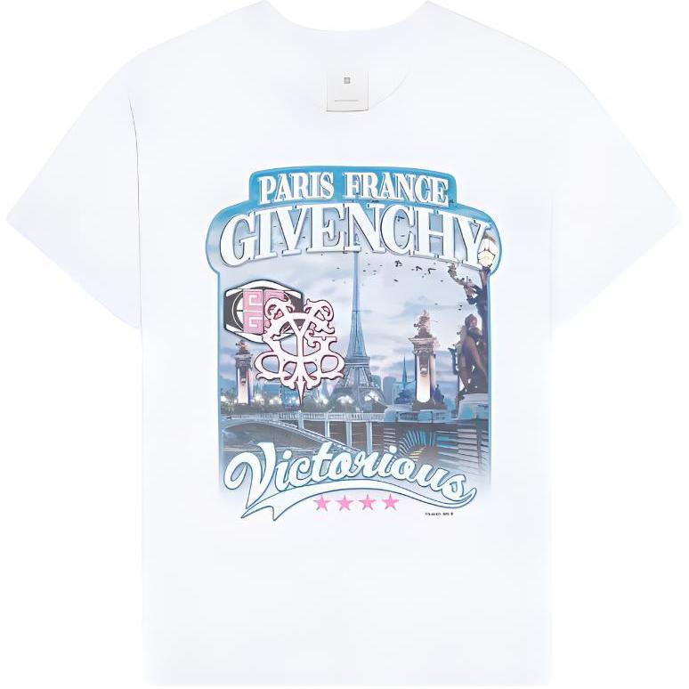 Kaos Givenchy Bermotif, Unisex -J-39