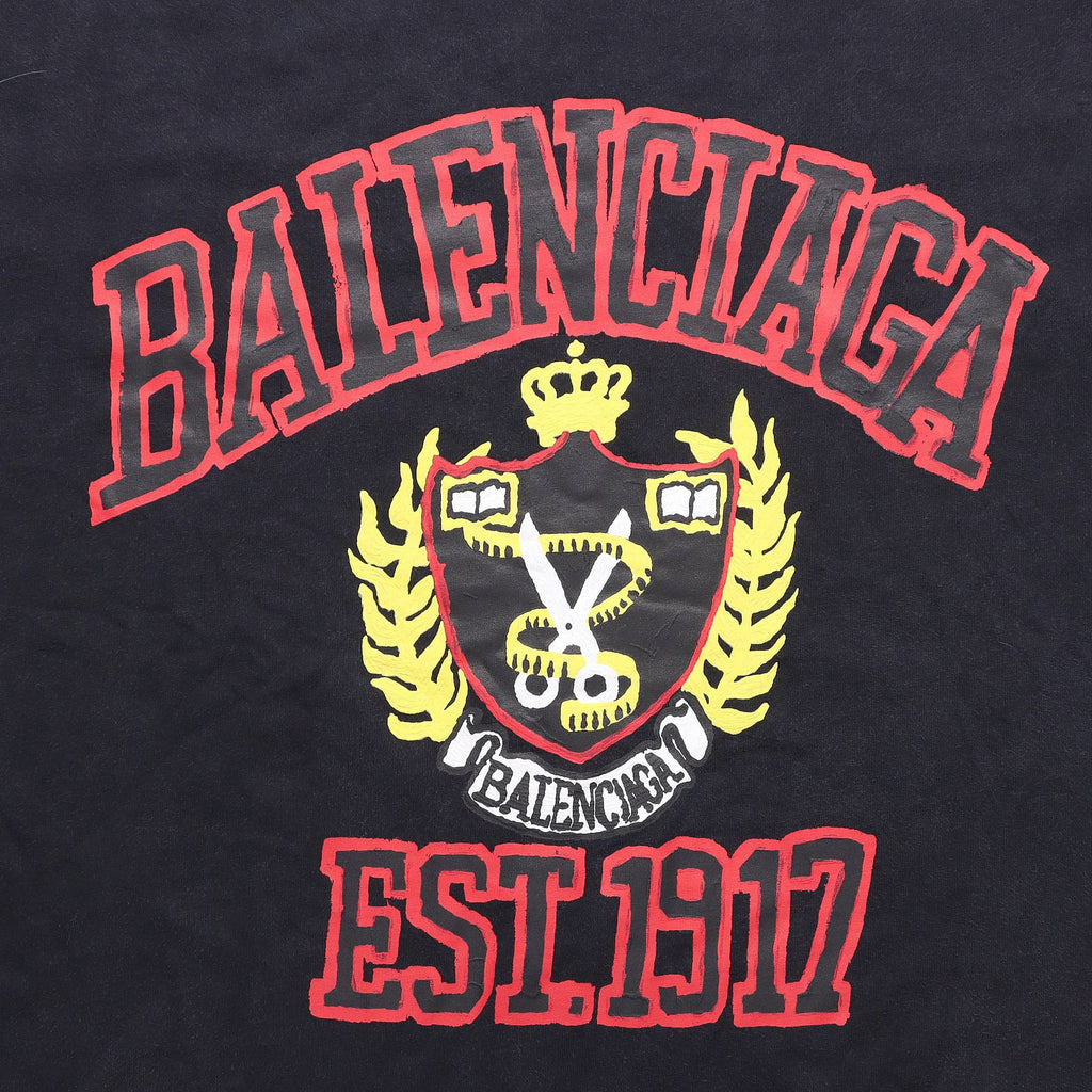 Kaos Pendek Balenciaga dengan Motif Gambar/Cetak, Cocok untuk Pria dan Wanita -BL-22