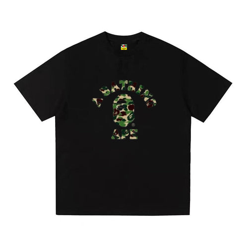 A BATHING APE Kaos Logo Seri Huruf, Unisex '"COD '"  AP-203