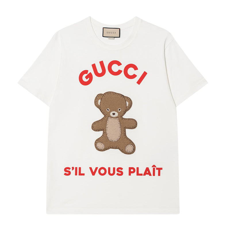 GUCCI Kaos Logo Seri Huruf, Unisex, COD '"    '"  G-57