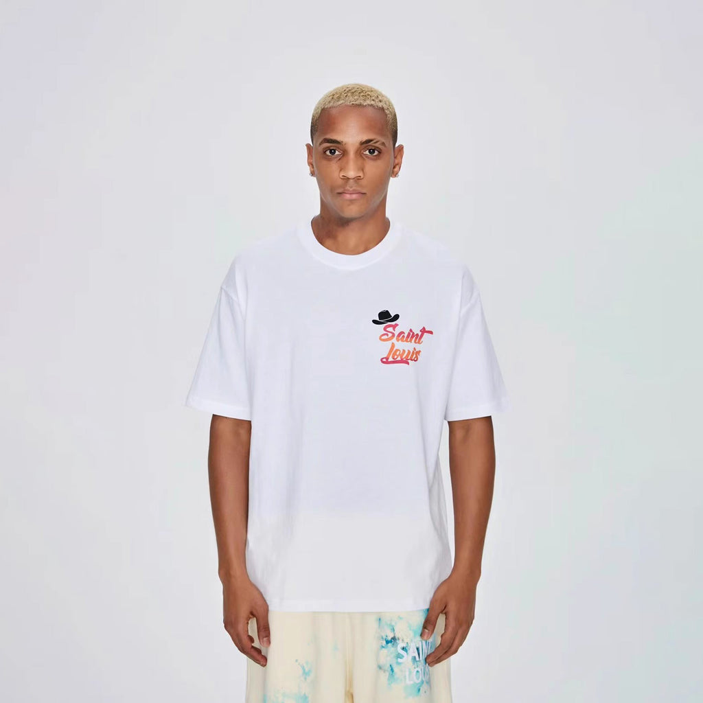 LV Kaos Logo Seri Huruf, Unisex, COD '-L-23