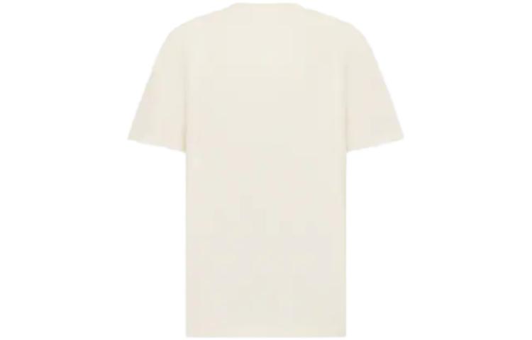 Kaos Pendek DIOR dengan Motif Gambar/Cetak, Cocok untuk Pria dan Wanita  -D-08