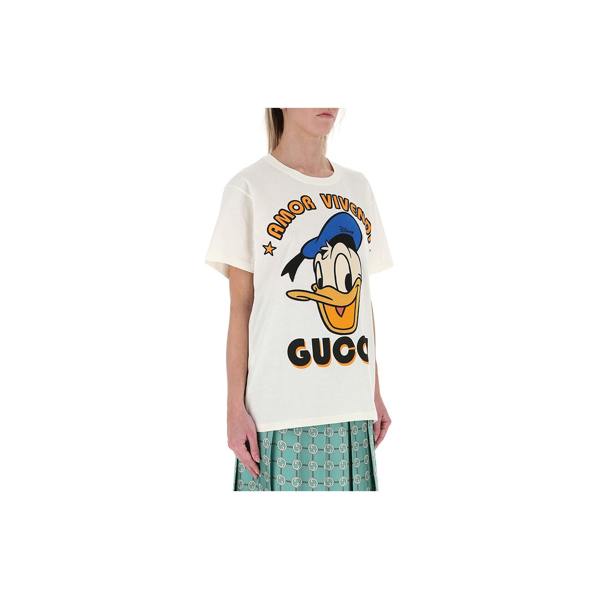 GUCCI Kaos Logo Seri Huruf, Unisex, COD '"   G-72