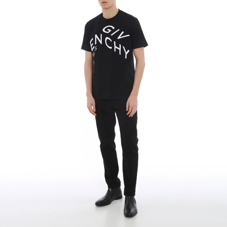 Kaos Givenchy Bermotif, Unisex -J-18