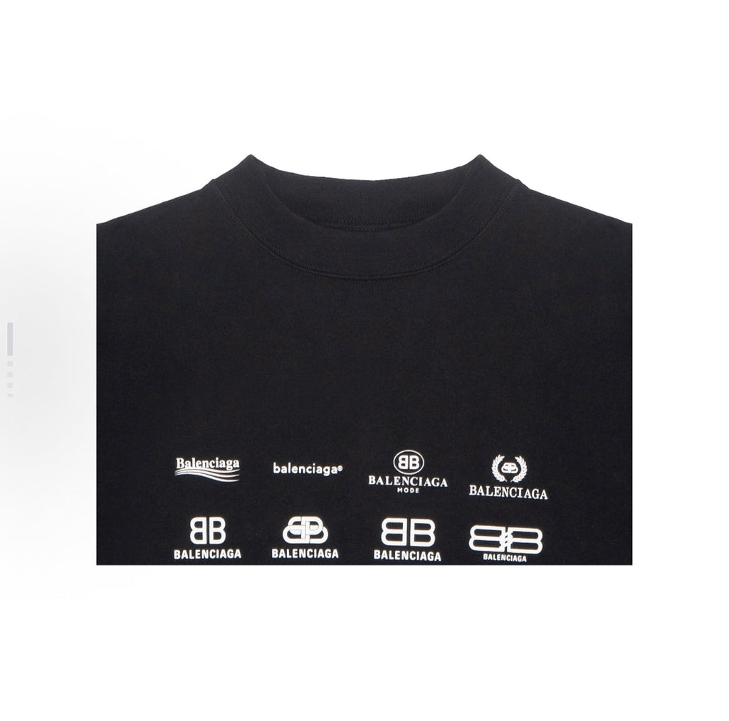 BALENCIAGA Kaos Logo Seri Huruf, Unisex '"COD '"  BA-2