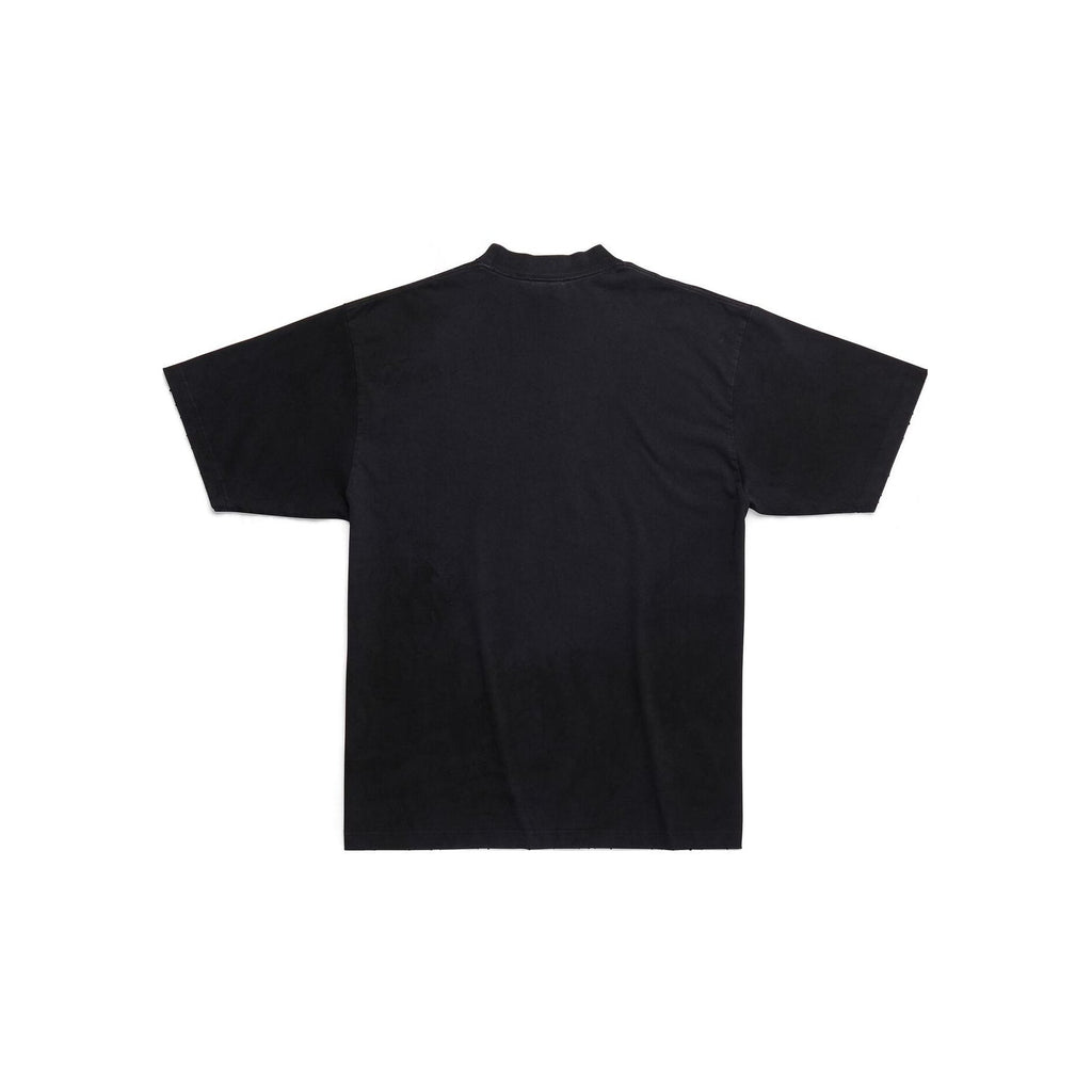 Kaos Pendek Balenciaga dengan Motif Gambar/Cetak, Cocok untuk Pria dan Wanita -BL-22
