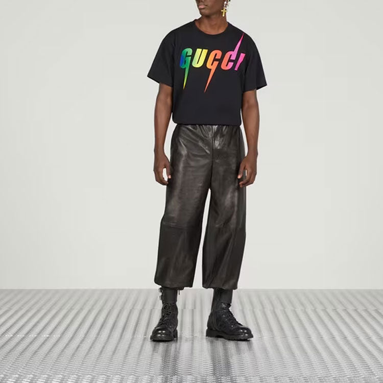 GUCCI Kaos Logo Seri Huruf, Unisex, COD '"   G-121