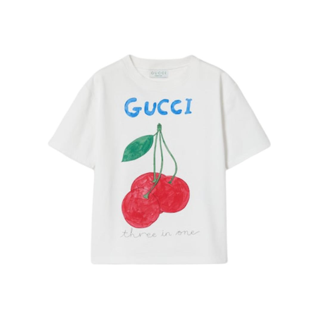 GUCCI Kaos Logo Seri Huruf, Unisex, COD '"  G-82
