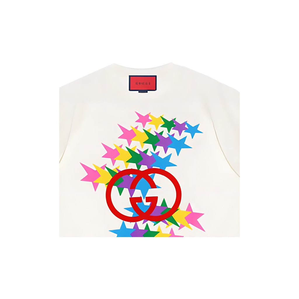 GUCCI Kaos Logo Seri Huruf, Unisex, COD '"    '"  G-62