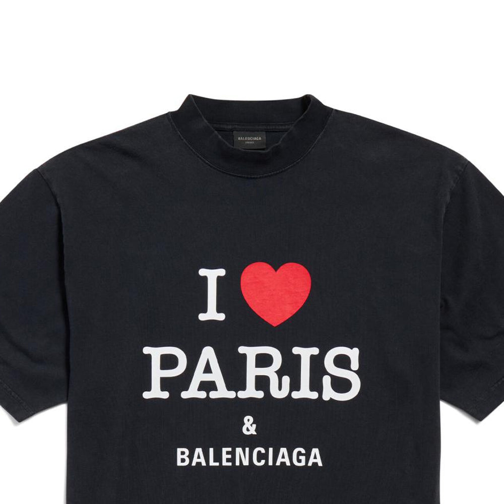 Kaos Pendek Balenciaga dengan Motif Gambar/Cetak, Cocok untuk Pria dan Wanita -BL-03