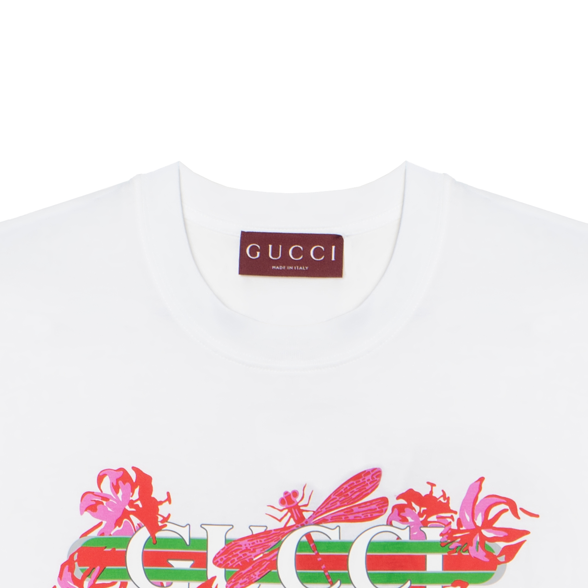 GUCCI Kaos Logo Seri Huruf, Unisex, COD '"  G-87