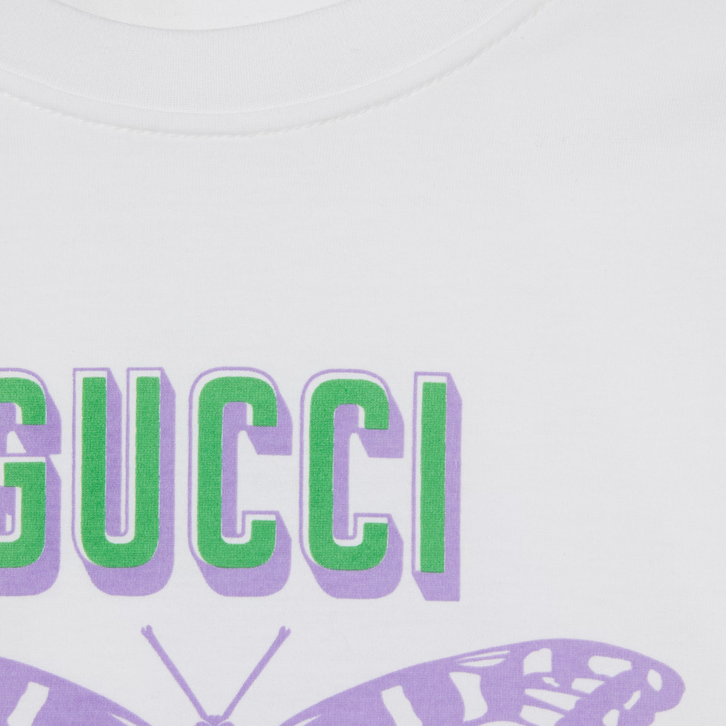 GUCCI Kaos Logo Seri Huruf, Unisex, COD '"   G-89