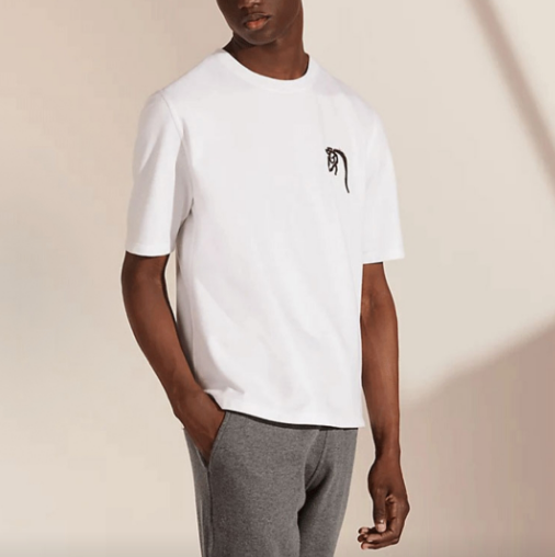 HERMES Kaos Logo Seri Huruf, Unisex '"COD '"  HE - 13