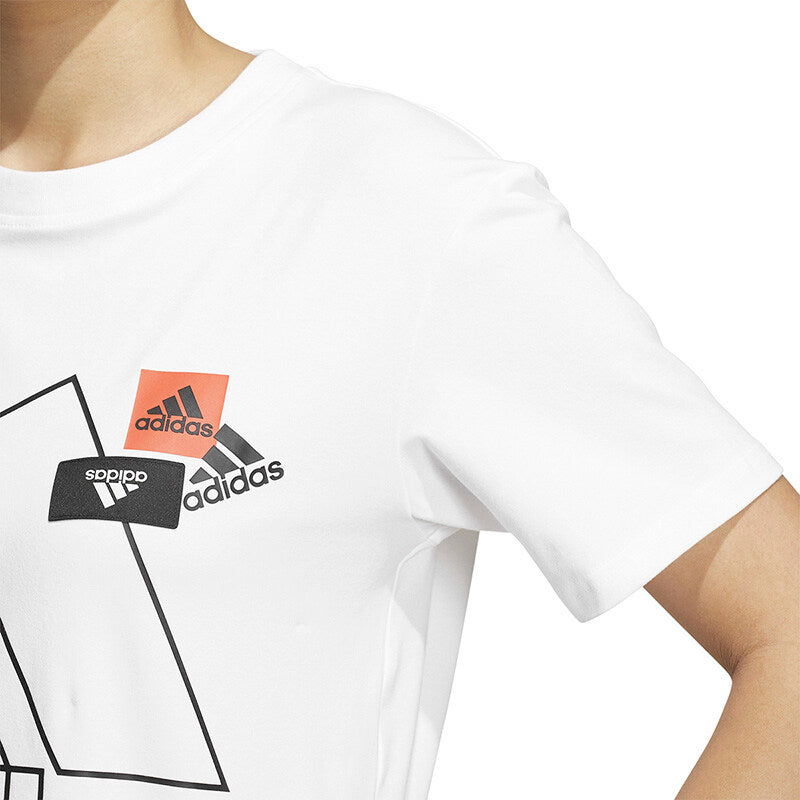 adidas Kaos Logo Seri Huruf, Unisex, COD '" AD-40