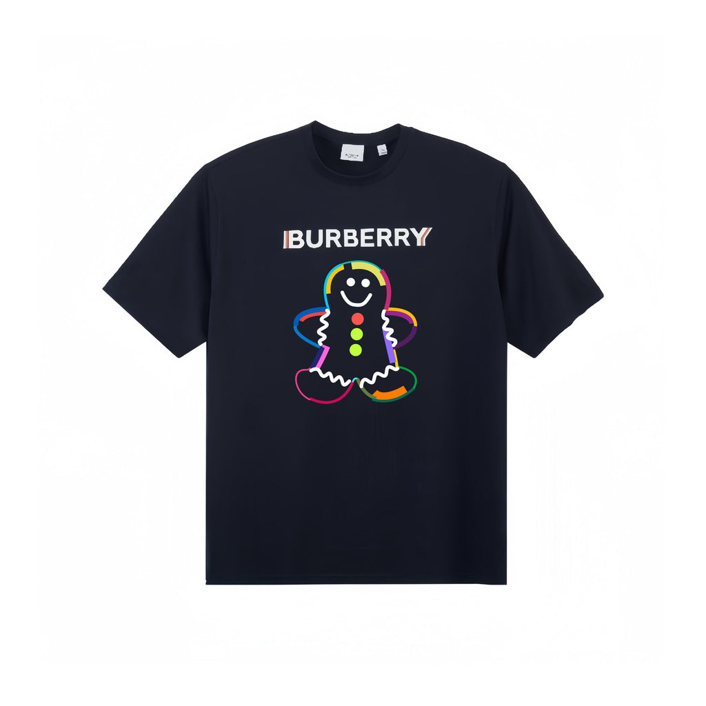 Burberry Kaos Logo Seri Huruf, Unisex, COD '"B-14