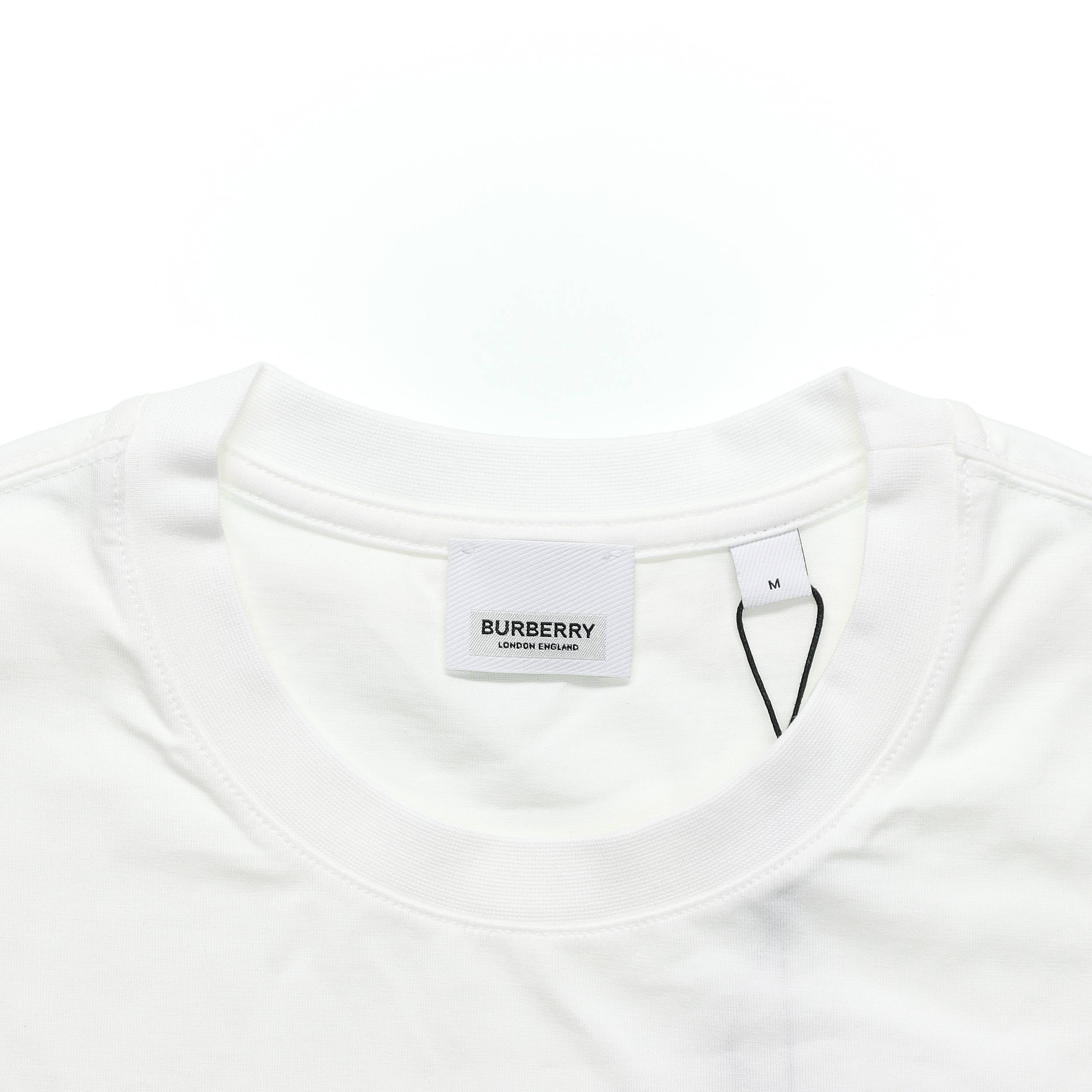 Burberry Kaos Logo Seri Huruf, Unisex, COD '"B-09