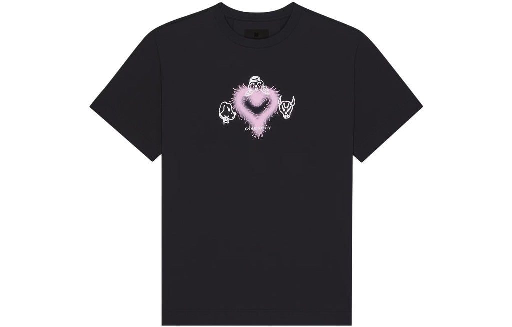 Kaos Givenchy Bermotif, Unisex -J-13
