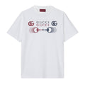 GUCCI Kaos Logo Seri Huruf, Unisex, COD '"  G-116
