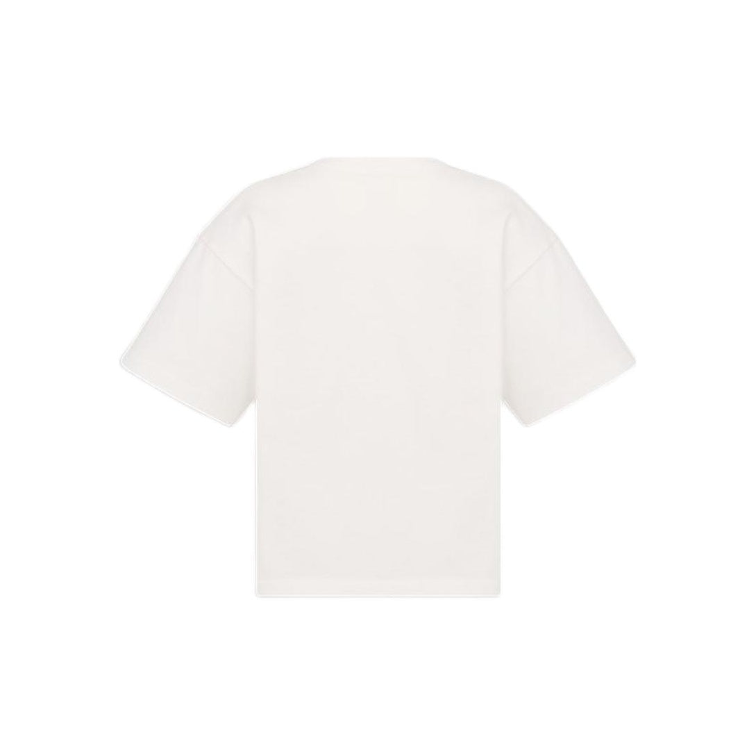 Kaos Pendek DIOR dengan Motif Gambar/Cetak, Cocok untuk Pria dan Wanita  -D-22