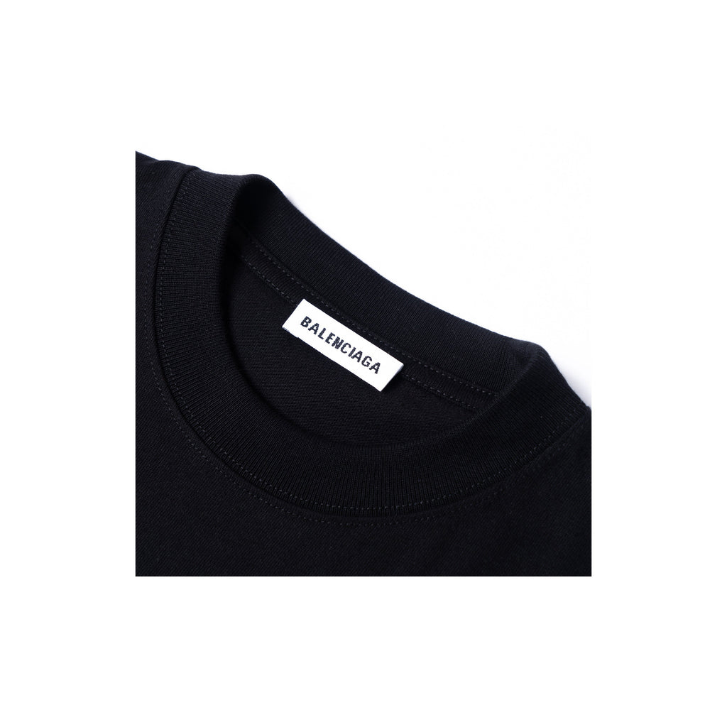 Kaos Pendek Balenciaga dengan Motif Gambar/Cetak, Cocok untuk Pria dan Wanita -BL-15