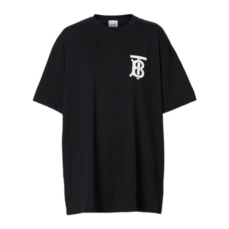 Burberry Kaos Logo Seri Huruf, Unisex, COD '"B-07