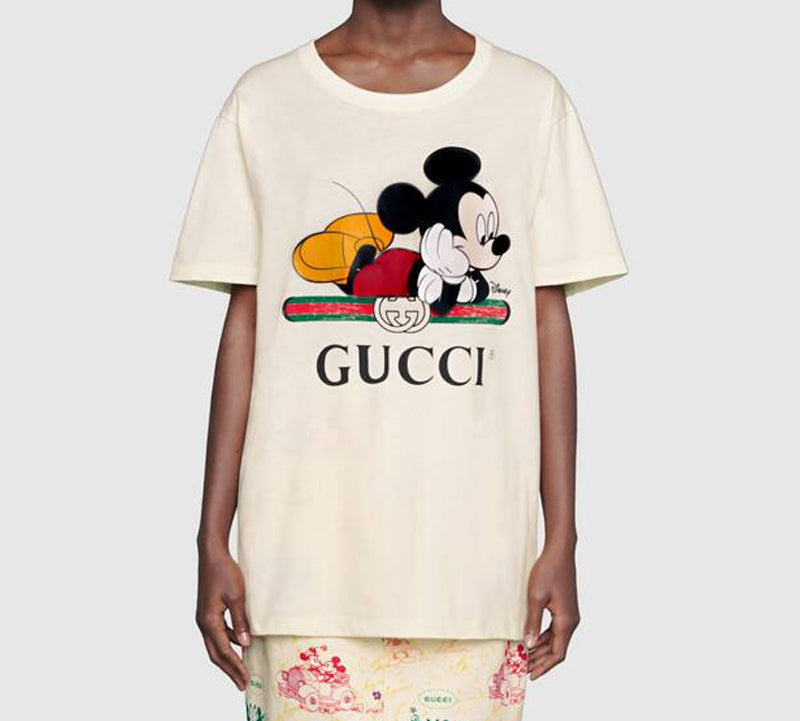 GUCCI Kaos Logo Seri Huruf, Unisex, COD '"    '"  G-07