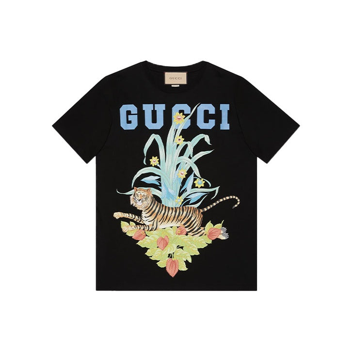 GUCCI Kaos Logo Seri Huruf, Unisex, COD '"   G-78