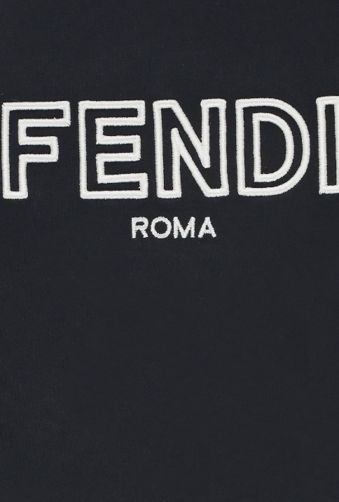 Kaos Pendek FENDI dengan Motif Gambar/Cetak, Cocok untuk Pria dan WanitaF-35