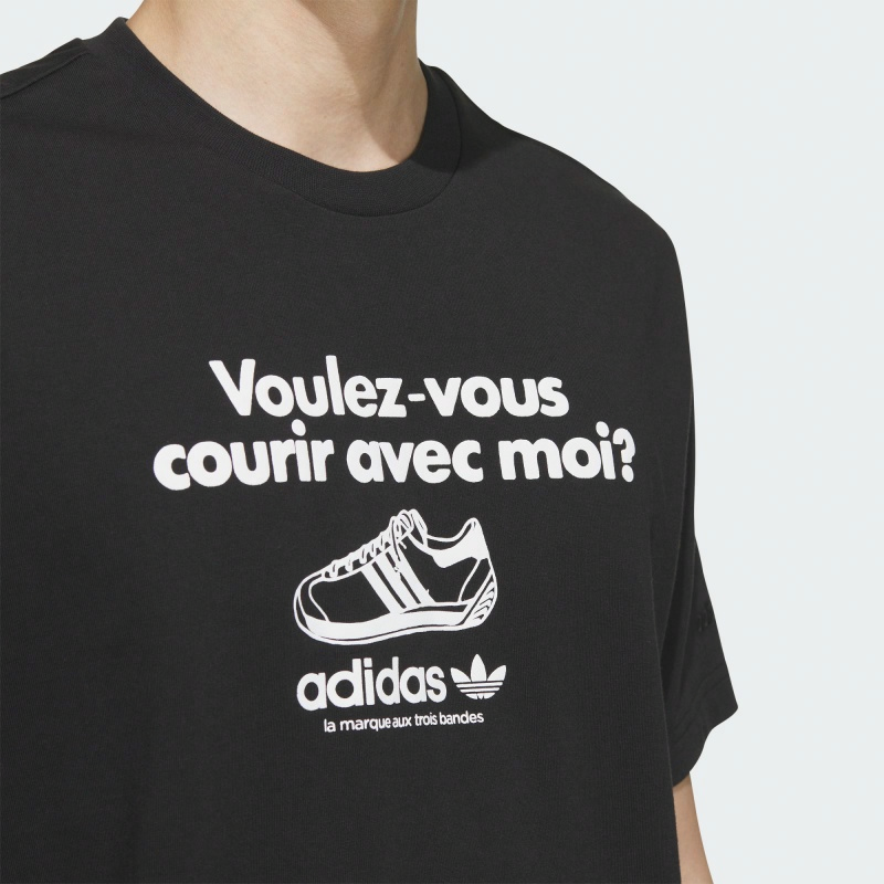 adidas Kaos Logo Seri Huruf, Unisex, COD '" AD-63