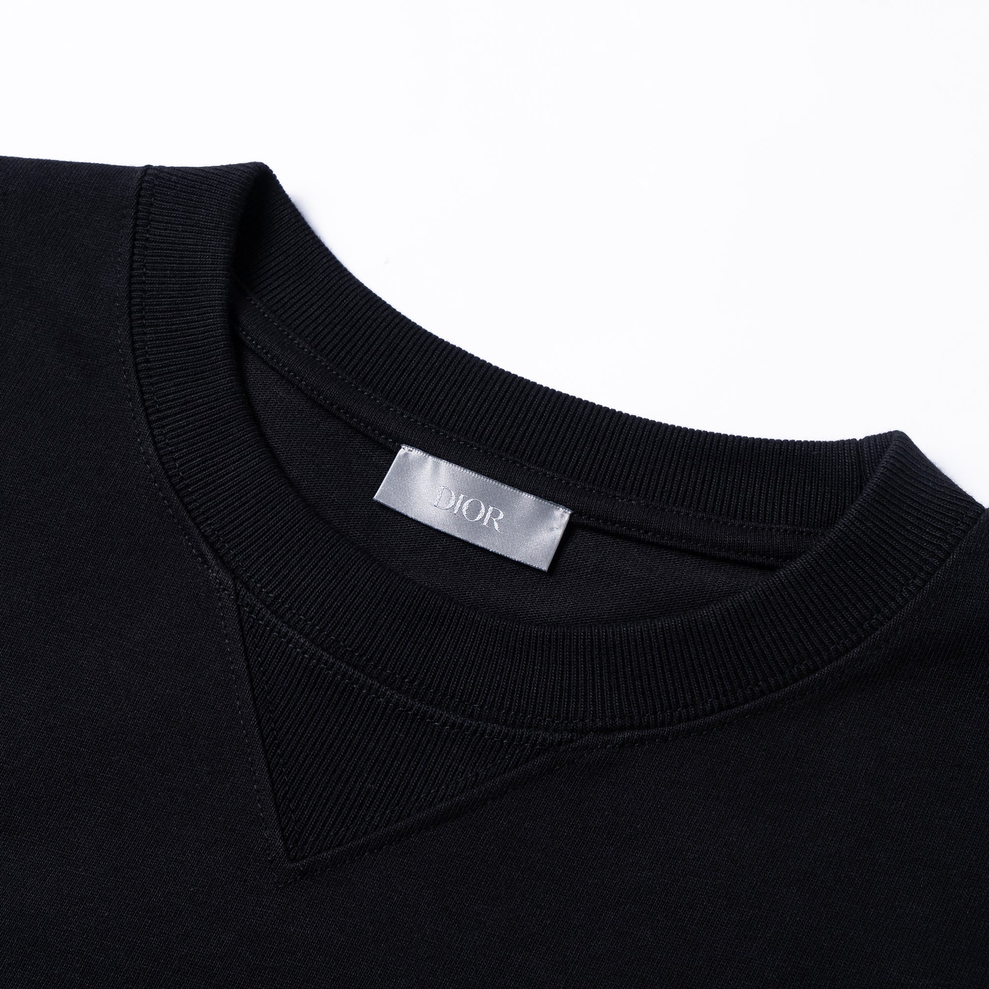 Kaos Pendek DIOR dengan Motif Gambar/Cetak, Cocok untuk Pria dan Wanita  -D-06