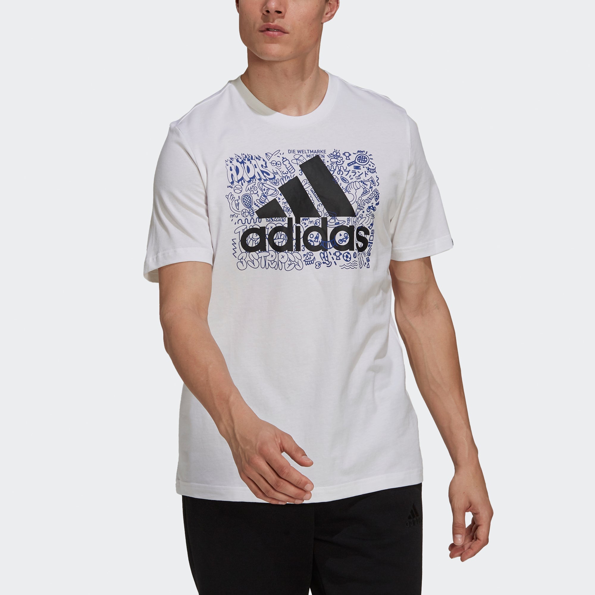 adidas Kaos Logo Seri Huruf, Unisex, COD '" AD-47