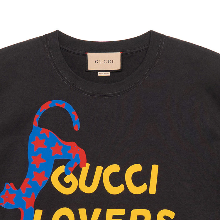 GUCCI Kaos Logo Seri Huruf, Unisex, COD '"  G-98