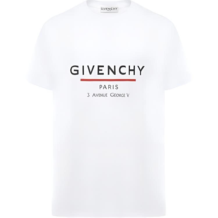 Kaos Givenchy Bermotif, Unisex -J-45