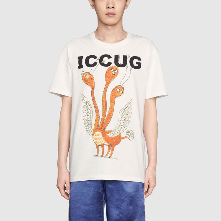 GUCCI Kaos Logo Seri Huruf, Unisex, COD '"  G-112