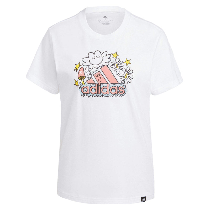 adidas Kaos Logo Seri Huruf, Unisex, COD '" AD-22